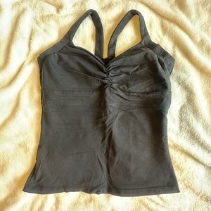 Prana Athletic Tank Top Black Sz S